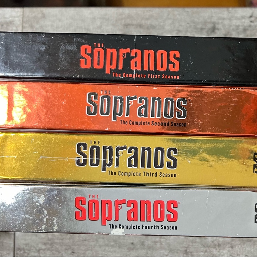 Season 1-4 Sopranos DVD’s